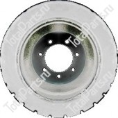 SIZE 18x8x12 1/8 КОЛЕСО ВЕДУЩЕЕ В СБОРЕ БЕЛАЯ РЕЗИНА