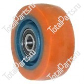 SIZE 125x50x47x16x47x16x6 КОЛЕСО | STANDARD LOAD WHEEL WITH BEARING