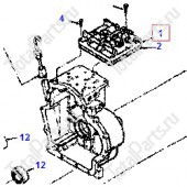KEY NUMBER 80145 КРЫШКА РАСПРЕДЕЛИТЕЛЬ ГДП DOOSAN-DAEWOO