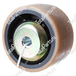 SIZE 153*76*62*62*6206ZZ* РОЛИК / STANDARD LOAD WHEEL WITH BEARING