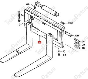 TOYOTA 821011542071 КАРЕТКА СМЕЩЕНИЯ
