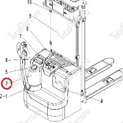 NOBLELIFT PS 16L ЗАЩИТНАЯ ПАНЕЛЬ МОТОРНОГО ОТСЕКА НА ШТАБЕЛЕР
