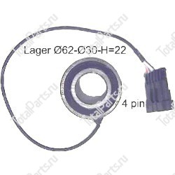TVH 8642797 ПОДШИПНИК С ДАТЧИКОМ