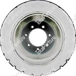 SIZE 18x8x12 1/8 КОЛЕСО ВЕДУЩЕЕ В СБОРЕ БЕЛАЯ РЕЗИНА