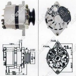KRAUF ALQ6962UW ГЕНЕРАТОР 24V 55A