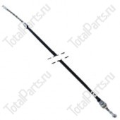 SIZE 970*750*2.5*D*4.7*10 ТРОС РУЧНОГО ТОРМОЗА ЛЕВЫЙ