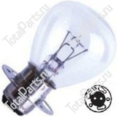 NISSAN B602906551 ЛАМПА 24V 62/62W P15d-30 RP35