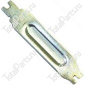 SIZE Ax184x41x5.5x9 ПЛАНКА КОЛОДОК ЛЕВАЯ