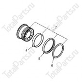 BAKER (LINDE) L0019901522 ДИСК КОЛЕСНЫЙ