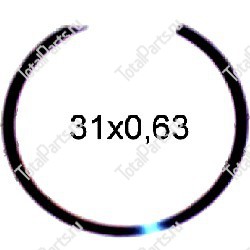 KEY NUMBER 91553 СТОПОРНОЕ КОЛЬЦО