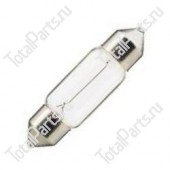 OSRAM 6418 ЛАМПА НАКАЛИВАНИЯ C5W 12V 5W длина 35мм.