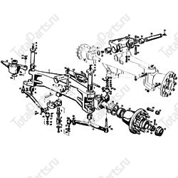 LINDE 3204500180 УПРАВЛЯЕМЫЙ МОСТ В СБОРЕ
