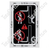 TOYOTA 578522300071 НАКЛЕЙКА