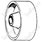 YALE 580010474 ДИСК КОЛЕСНЫЙ БАНДАЖНОЙ ШИНЫ