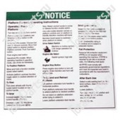 GENIE 52073 НАКЛЕЙКА