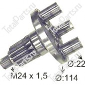 TOYOTA 423111324071 ПОЛУОСЬ, ПЕРЕДНИЙ МОСТ