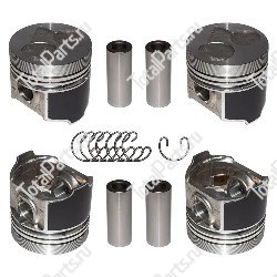 TOTALPARTS 000063621 ПОРШЕНЬ STD (КОМПЛЕКТ НА ДВC)