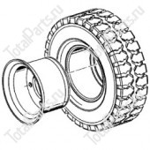 JUNGHEINRICH (AMEISE) 51188935 ШИНА 140/55-9 С ДИСКОМ 4.00E-9/5L/ET-5mm