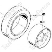 JUNGHEINRICH (AMEISE) 51147490 КОЛЕСО В СБОРЕ