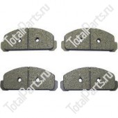 SIZE 108*11*38*5 КОМПЛЕКТ ТОРМОЗНЫХ НАСАДОК