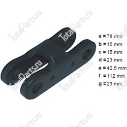 LATEC 0872554 РУЛЕВАЯ СЕРЬГА