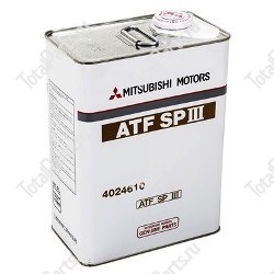 MITSUBISHI 4024610 МАСЛО ТРАНСМИССИОННОЕ ATF SP III (MINERAL) 4Л