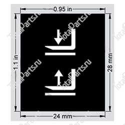 TOTALSOURCE 1228322 ПОДЪЁМНАЯ НАКЛЕЙКА