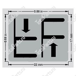 TOTALSOURCE 1228787 НАКЛЕЙКА БОКОВОГО СМЕЩЕНИЯ