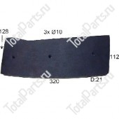 SIZE 128x3x10x112x320x21 ЗВУКОИЗОЛЯЦИЯ | ЗАПЧАСТИ ДЛЯ ПОГРУЗЧИКОВ