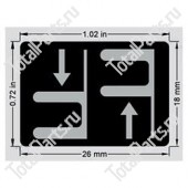 EPW 1DC99993 НАКЛЕЙКА