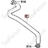 TOYOTA 681651350071 ПАТРУБОК (ШЛАНГ)