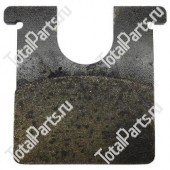 SIZE 100x10.5x95x4.5xNO ТОРМОЗНАЯ НАКЛАДКА | STRAIGHT PAD