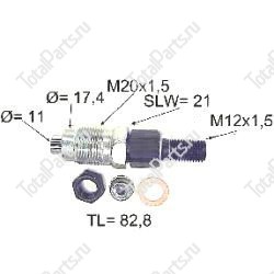 KUBOTA 1C01053000 ФОРСУНКА V3300