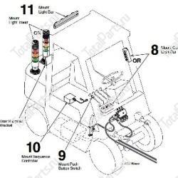 RONCARI 6822333 КОМПЛЕКТ ЭЛЕКТРОННОГО РЕГУЛЯТОРА ДАВЛЕНИЯ