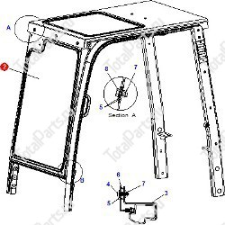 DAEWOO-DOOSAN A408815 ЛОБОВОЕ СТЕКЛО