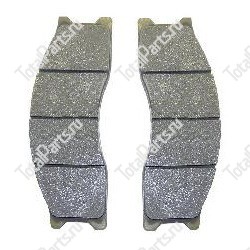 KEY NUMBER 2000W1297 ТОРМОЗНЫЕ КОЛОДКИ