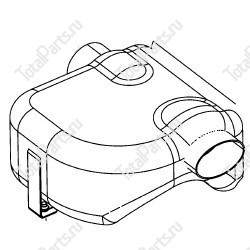 TOTALSOURCE 8146714 КОРПУС ФИЛЬТРА (ДВИГАТЕЛЬ GM 2.4L)