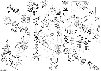 РУЛЕВОЙ МОСТ ДЛЯ ПОГРУЗЧИКОВ LINDE H14/H16/H18/H20-01 391 СЕРИЙ | LINDE FORKLIFT SPARE PARTS CATALOG 04/02A STEERING AXLE 1601 H2X391F50001 |=> | Поставка качественных запчастей Linde на погрузчики и складскую технику - Linde spare parts - Купить запчасти и аксессуары для складской техники Линда