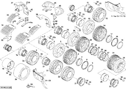 РУЛЕВОЕ УПРАВЛЕНИЕ ПОГРУЗЧИКОВ LINDE | STEERING AND WHEELS -> WHEELS AND TYRES FORKLIFT LINDE H50D, H50T, H60D, H60T, H70D, H70T, H80D, H80T | Запчасти на вилочный погрузчик - лучшие предложения по запросу "запчасти на вилочный погрузчик линда"