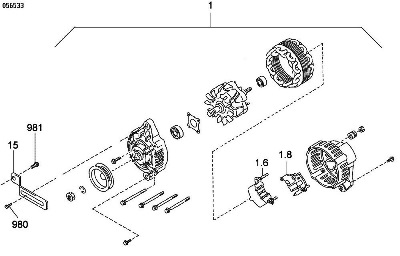 КАТАЛОГ ЗАПЧАСТЕЙ ПОГРУЗЧИКОВ JUNGHEINRICH TFG 320 -> Приводной узел- ДВС -> Выпрямитель-генератор / 50A 11.09.2017 | СТРАНИЦА (БЕСПЛАТНЫЙ КАТАЛОГ) ПОДБОРА ЗАПАСНЫХ ЧАСТЕЙ НА ПОГРУЗЧИКИ JUNGHEINRICH TFG320 (ЮНГХАЙНРИЧ TFG-320) | Качественные запчасти Юнхайнрих для складской техники и погрузчиков - выгодные цены на запчасти Jungheinrich в интернет-магазине TotalParts.ru