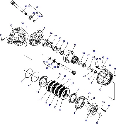 DRIVE AXLE ASSY (SINGLE TIRE) - КАТАЛОГ ЗАПЧАСТЕЙ ДЛЯ РЕМОНТА И ОБСЛУЖИВАНИЯ ВИЛОЧНЫХ ПОГРУЗЧИКОВ DOOSAN - DAEWOO G20E-5 / G30E-5 (G20E5 / G30E5) SER. FGA09-1750 | Запчасти для вилочных погрузчиков Дусан – отправим в ваш город сегодня! Запчасти для погрузчиков daewoo doosan в Москве