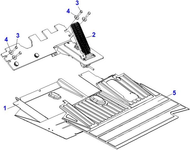 FLOOR PLATE GP FORKLIFT DAEWOO-DOOSAN SPAREPARTS CATALOG / PARTS MANUAL | КАТАЛОГ ПОДБОРА ЗАПЧАСТЕЙ ДЛЯ ПОГРУЗИКА DAEWOO-DOOSAN D20S5-2,D20/25/30/33S-5 D35C-5 SER. QC/QD/QE/FDA04/FDA05/FDA06/FDA07FDA08 | Запчасти для вилочных погрузчиков купить недорого