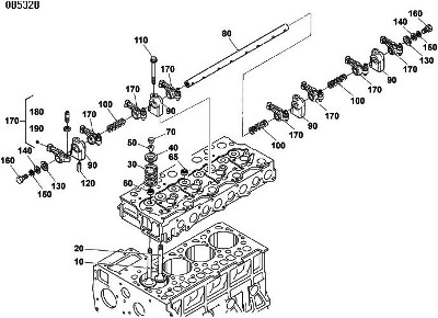 ГРМ ГОЛОВКИ БЛОКА ЦИЛИНДРОВ ДВИГАТЕЛЯ KUBOTA WG2503 - КАТАЛОГ ЗАПЧАСТЕЙ KUBOTA WG2503 | Запчасти для вилочных погрузчиков купить в Москве › Складская техника › Запчасти для складской техники › Запчасти для вилочных погрузчиков Jungheinrich › Двигатель и системы двигателя Kubota