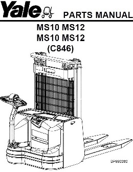 КАТАЛОГ ЗАПЧАСТЕЙ НА ШТАБЕЛЕРЫ YALE MS10 / YALE MS12 / YALE MS10 AC / YALE MS12 AC (C846) | YALE MS10 (C846) PARTS MANUAL / MS12 (C846) PARTS MANUAL - YALE MS10/12 SPAREPARTS CATALOG / YALE MS10/12 PARTS BOOK | Ролики, опорные и ведущие колёса и запчасти для штабелеров Yale, Toyota, Veni, BT, Pramac, Still, LOC, Jungheinrich, Hyster и т.д.