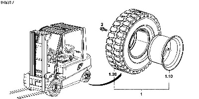 КАТАЛОГ ЗАПАСНЫХ ЧАСТЕЙ НА ПОГРУЗЧИКИ JUNGHEINRICH EFG 425k | КОЛЁСА, ШИНЫ И ЗАПЧАСТИ ДЛЯ ПОГРУЗЧИКОВ JUNGHEINRICH EFG 425k | КАТАЛОГ ЗАПЧАСТЕЙ ДЛЯ РЕМОНТА И ТЕХНИЧЕСКОГО ОБСЛУЖИВАНИЯ ПОГРУЗЧИКОВ JUNGHEINRICH EFG 425k | Шины для автопогрузчиков Jungheinrich. Шины для вилочных погрузчиков Jungheinrich: в наличии и по приемлемым ценам с доставкой по РФ - Колёса для Jungheinrich. Колёса для Юхандрик.