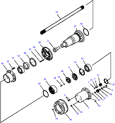 Drive Axle Gp - Single Shoe Type Brake Parts 2 of 3 / ТОРМОЗНОЙ МЕХАНИЗМ ЧАСТЬ 2 ИЗ 3 | КАТАЛОГ ЗАПЧАСТЕЙ ПОГРУЗЧИКОВ DAEWOO-DOOSAN D35S5 / D40S5 / D45S5 / D50SC5 (N2/N3/N4/N5) | Запчасти для погрузчиков купить в Москве по выгодной цене | Запчасти Daewoo для вилочных погрузчиков