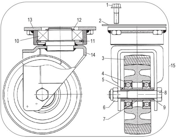 SUPPORTS AND CASTER WHEEL Pallet stacker Electric Forklift Trucks for YALE MS10 / MS12 / MS10E | Запчасти для штабелеров Yale с доставкой в г. Москва - Запчасти для погрузчика Yale. Продажа, поиск, поставщики и магазины, цены в Москве