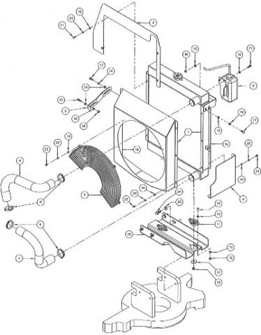 КАТАЛОГ ЗАПЧАСТЕЙ НА ПОГРУЗЧИКИ COMBILIFT C6000 C8000 C10000 C12000 С ДВИГАТЕЛЯМИ KUBOTA | СИСТЕМА ОХЛАЖДЕНИЯ -ДИЗЕЛЬНЫЙ ДВИГАТЕЛЬ KUBOTA ПОГРУЗЧИКИ COMBILIFT C6000 / C8000 / C10000 / C12000 | Запчасти для погрузчиков COMBILIFT (Комбилифт)