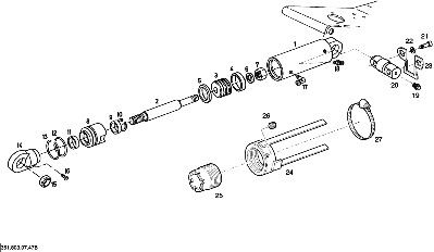 КАТАЛОГ ЗАПЧАСТЕЙ ДЛЯ ПОГРУЗЧИКОВ LINDE H20D-03 351 / LINDE H20T-03 351 / LINDE H25D-03 351 / LINDE H25T-03 351 / LINDE H30D-03 351 / LINDE H30T-03 351 / LINDE H35D-03 351 / LINDE H35T-03 351 -> КОМПОНЕНТЫ ГИДРАВЛИЧЕСКОЙ СИСТЕМЫ -> ЦИЛИНДР НАКЛОНА | Запасные части для вилочных погрузчиков со склада в Москве и под заказ