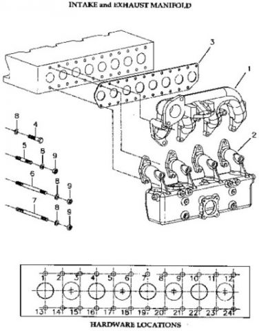 PARTS MANUAL CONTINENTAL TME27 ENGINE INTAKE and EXHAUST MANIFOLD - ВЫПУСКНОЙ / ВПУСКНОЙ КОЛЛЕКТОРЫ ДВИГАТЕЛЯ КОНТИНЕНТАЛЬ TME27 | Запчасти на вилочный погрузчик в Реутове - Продажа запчастей continental, лёгкий поиск и подбор запчастей на погрузчики, надёжный поставщик запчастей на погрузчики и магазин запчастей для складской техники, цены на запчасти двигателей continental - континентал в России